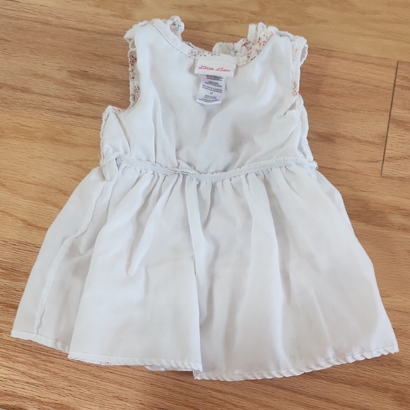 Little Lass White Floral Dress with Pink Bike Shorts 2T - Picture 12 of 17